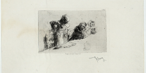 image for: Marià Fortuny - Tireuse de cartes (Tiradora de cartes) - Cap a 1867