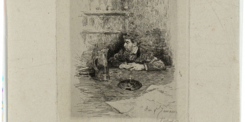 image for: Marià Fortuny - Retrat d&#039;Eduardo Zamacois - Cap a 1869