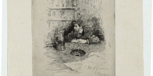 image for: Marià Fortuny - Retrat d&#039;Eduardo Zamacois - Cap a 1869