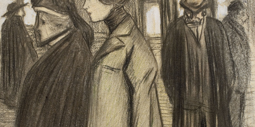 image for: Eveli Torent - Escena de carrer - Cap a 1900-1910
