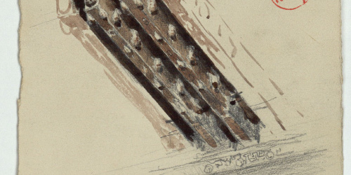 image for: Marià Fortuny - Fris i bigues del pati dels Arrayanes de l'Alhambra - Cap a 1870-1872