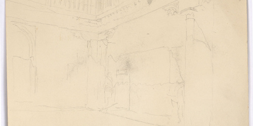 image for: Marià Fortuny - Interior del pati de la casa del Chapiz (Granada) - Cap a 1867-1872