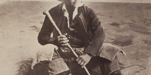 image for: Robert Peters Napper - Andalusian Shepherd Boy (Sevilla) - Cap a 1860-1863
