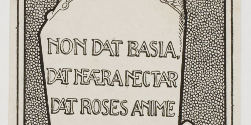 image for: Alexandre de Riquer - Ex-libris Andrée Bearn - 1904