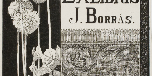image for: Alexandre de Riquer - Ex-libris J. Borrás - 1904