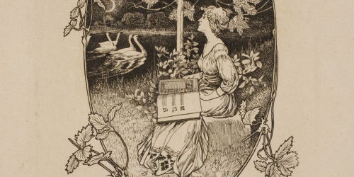Alexandre de Riquer - Ex-libris Mary Flückiger - 1904 image for: Alexandre de Riquer - Ex-libris Mary Flückiger - 1904