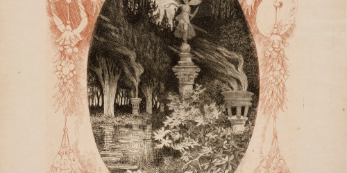 image for: Alexandre de Riquer - Ex-libris Hugo Sanner - 1906