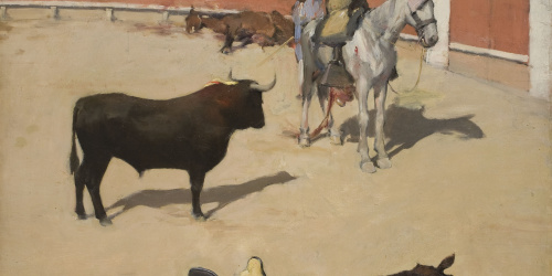 image for: Ramon Casas - Toros (Cavalls morts) o A l&#039;estiu, tota cuca viu - 1886