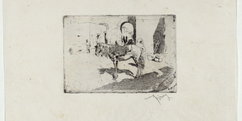 image for: Marià Fortuny - Cavall marroquí - Cap a 1873-1874