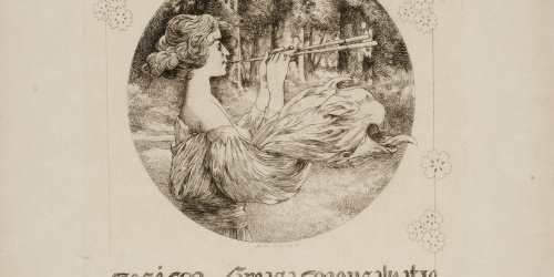 image for: Alexandre de Riquer - Ex-libris José Mª de Careaga Monsalvatje - Cap a 1900-1910