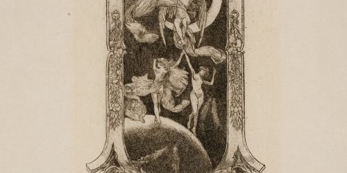 image for: Alexandre de Riquer - Ex-libris Trinidad Monsalvatje de Careaga - Cap a 1900-1910