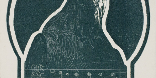 image for: Alexandre de Riquer - Ex-libris Marquina - 1902