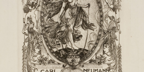 image for: Alexandre de Riquer - Ex-libris Carl Neumann - 1907