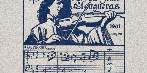 image for: Alexandre de Riquer - Ex-libris Joan Llongueras - 1901