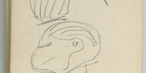 image for: Marià Fortuny - Croquis de bust - Cap a 1873