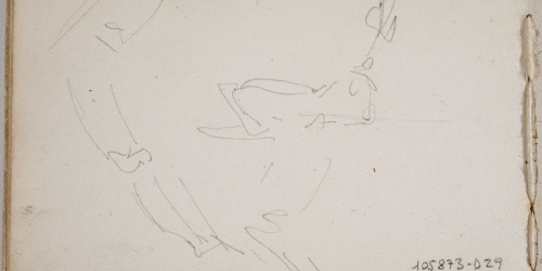 image for: Marià Fortuny - Croquis inconcret - Cap a 1873