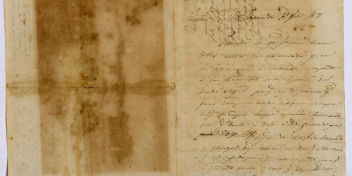 image for: Marià Fortuny - Esbós d'un gos (anvers) / Estudi per al quadre «Dinar en un vell convent a l'Alhambra» (revers) - 1871