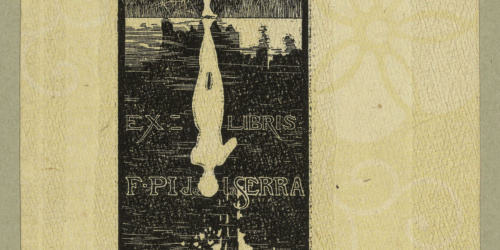 image for: Alexandre de Riquer - Ex-libris F. Pi de la Serra - 1902