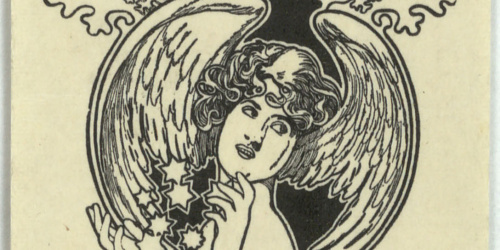 image for: Alexandre de Riquer - Ex-libris Fernando Coll - Anterior a febrer de 1902