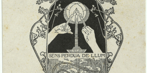 image for: Alexandre de Riquer - Ex-libris Emilio Canals - 1902