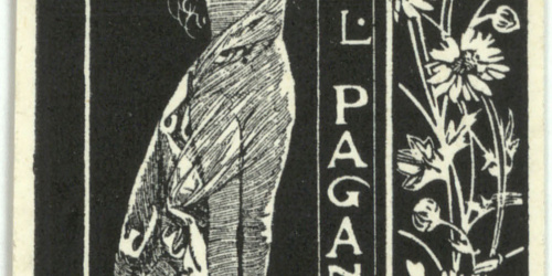 image for: Alexandre de Riquer - Ex-libris J. L. Pagano - 1902