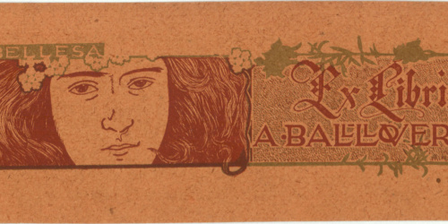 image for: Alexandre de Riquer - Ex-libris A. Ball Llovera - Anterior a maig de 1902