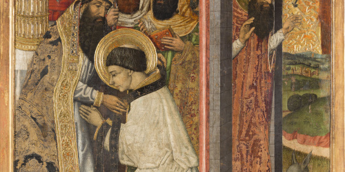 Grup Vergós - Ordenació de sant Esteve al diaconat - 1495-1500 image for: Grup Vergós - Ordenació de sant Esteve al diaconat - 1495-1500