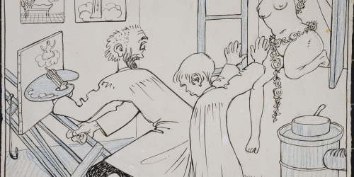 image for: Feliu Elias - La primavera i el pintor de «Sant Lluch» - Cap a 1909