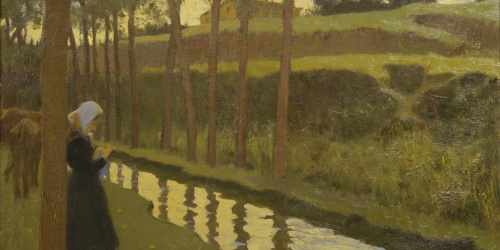 image for: Joan Llimona - Pasturant - Cap a 1901