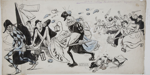 image for: Ricard Opisso - Comiat de l&#039;any 1926 - 1926