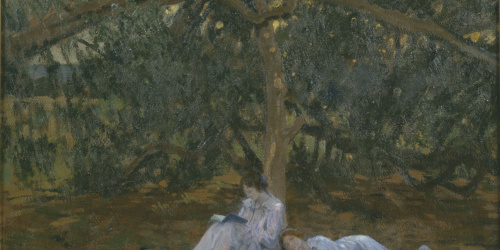 image for: Joan Llimona - Garrofers - 1917