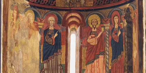 image for: Joan Vallhonrat - Reproducció de les pintures de l'absis de Santa Maria de Taüll - 1909