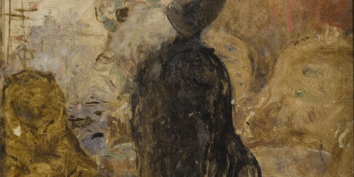 image for: Antoni Caba - Estudi per a «Retrat de la reina regent Maria Cristina d'Habsburg» - Cap a 1891