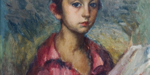 image for: Ricard Canals - Retrat de Ricard, fill de l&#039;artista - Cap a 1915