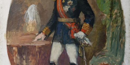 image for: Ricard Canals - Retrat del rei Alfons XIII - Cap a 1931