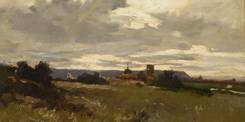 Francesc Gimeno - Capvespre - Cap a 1887 image for: Francesc Gimeno - Capvespre - Cap a 1887