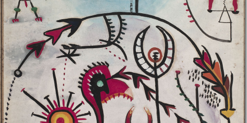 image for: Joan Ponç - Composició - 1948