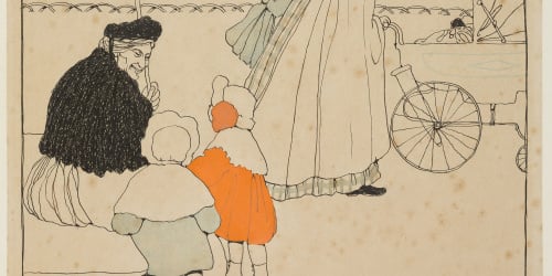 image for: Pere Torné Esquius - Venedora de globus - Cap a 1907