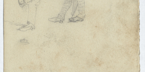 image for: Antoni Caba - Apunt de figures masculines - Cap a 1860-1870
