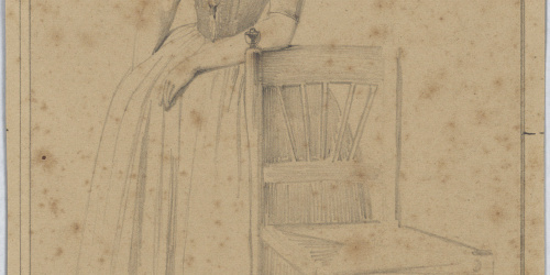 image for: Claudi Lorenzale - Retrat d'Antònia Betllo - Cap a 1840-1850