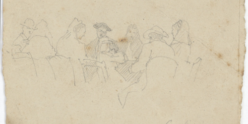 image for: Antoni Caba - Tertúlia - Cap a 1860-1870