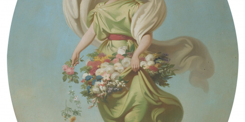 image for: Claudi Lorenzale - Al·legoria de la Primavera - Cap a 1847