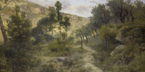 Josep Masriera - La Puda de Montserrat - 1890 image for: Josep Masriera - La Puda de Montserrat - 1890
