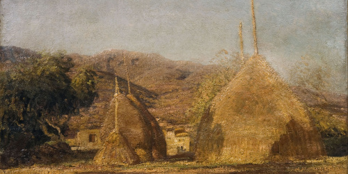 image for: Joan Colom Agustí - Paisatge amb pallers - 1924