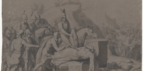 image for: Claudi Lorenzale - Alexandre troba el cadàver de Darios - Cap a 1850-1855