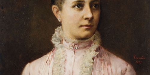 image for: Modest Teixidor - Retrat de la pintora Pepita Teixidor - 1889