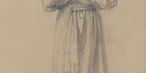 image for: Claudi Lorenzale - Figura masculina - Cap a 1850-1870