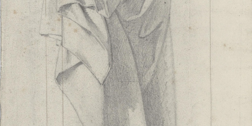image for: Claudi Lorenzale - Fragment d'una figura - Cap a 1850-1870