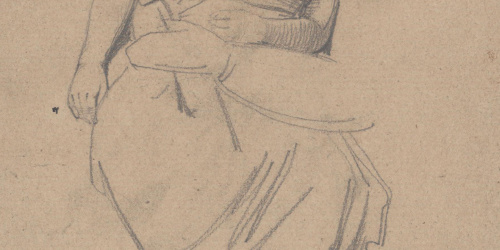 Claudi Lorenzale - Nen dormint - Cap a 1850-1870 image for: Claudi Lorenzale - Nen dormint - Cap a 1850-1870