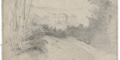 image for: Claudi Lorenzale - Vista del Parc de Gutgut [?] prop de Chichester - Cap a 1840-1850